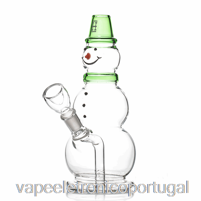 Vape Eletrônico Hemper Boneco De Neve Bong Verde